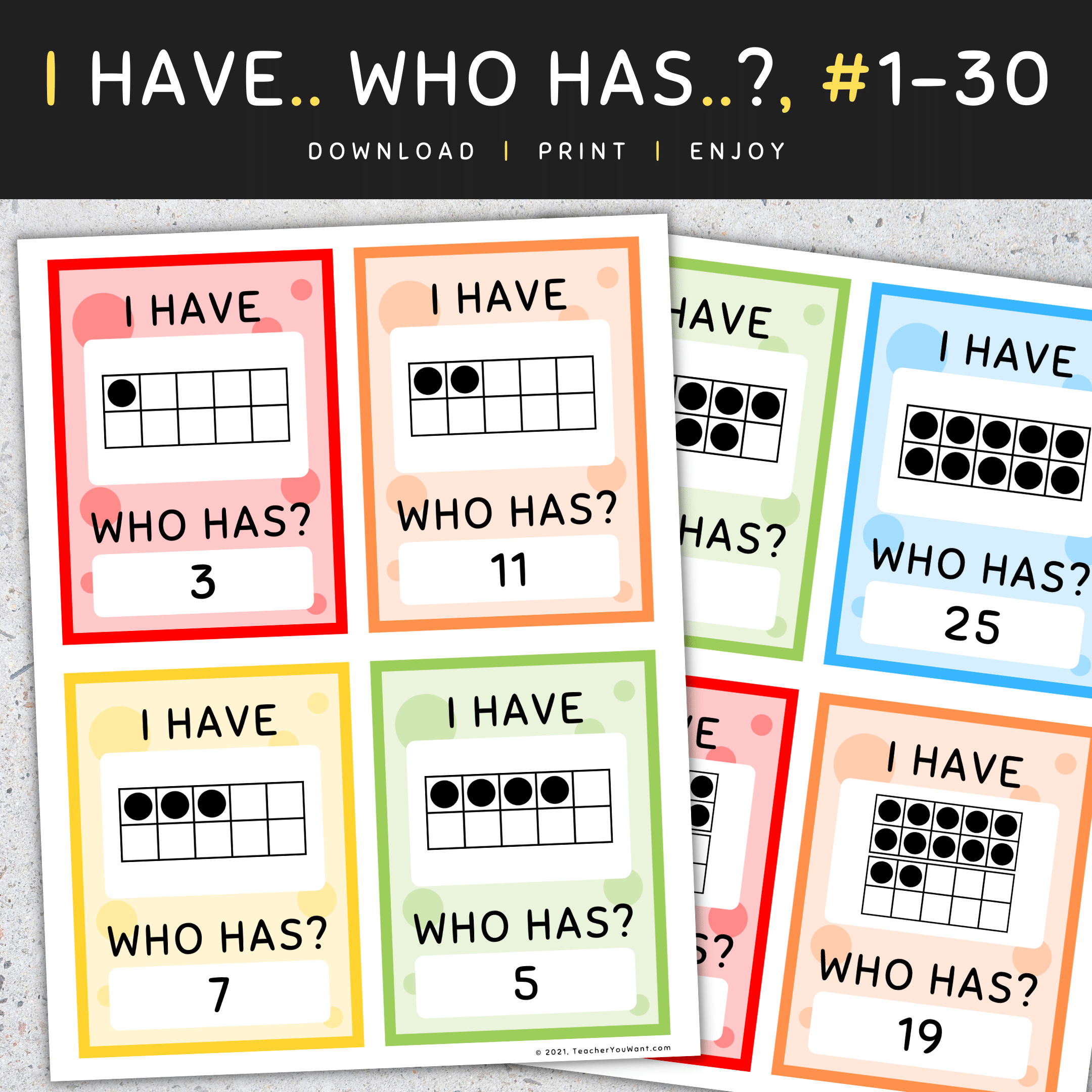 Numbers Made By Teachers