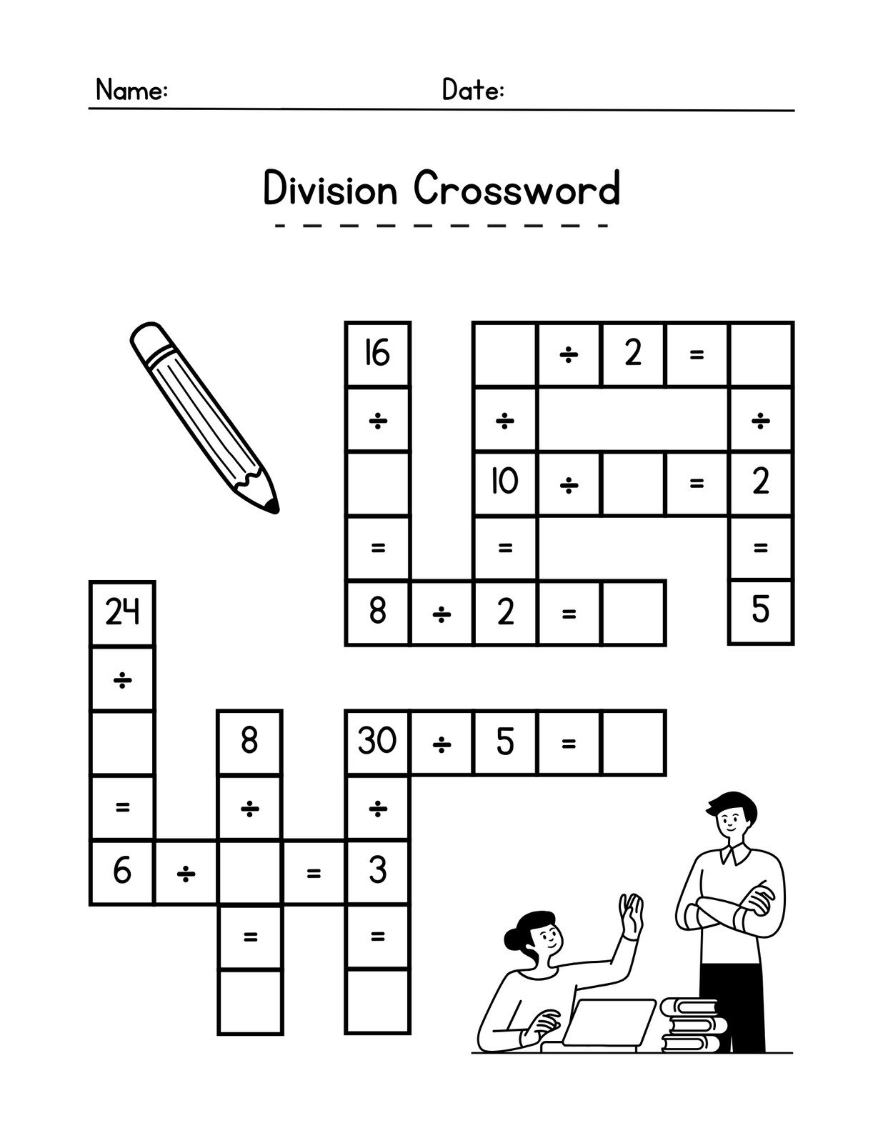 Crossword Puzzle Worksheets With Answers