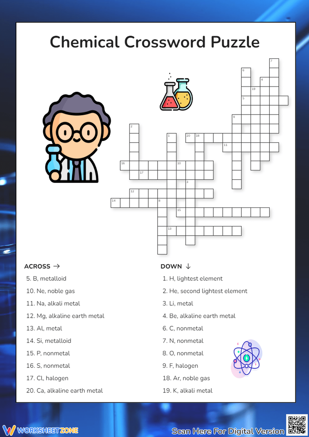 Worksheet Periodic Table Puzzles