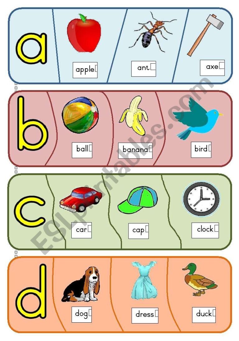 Phonics Puzzles A To H ESL Worksheet By Joeyb1