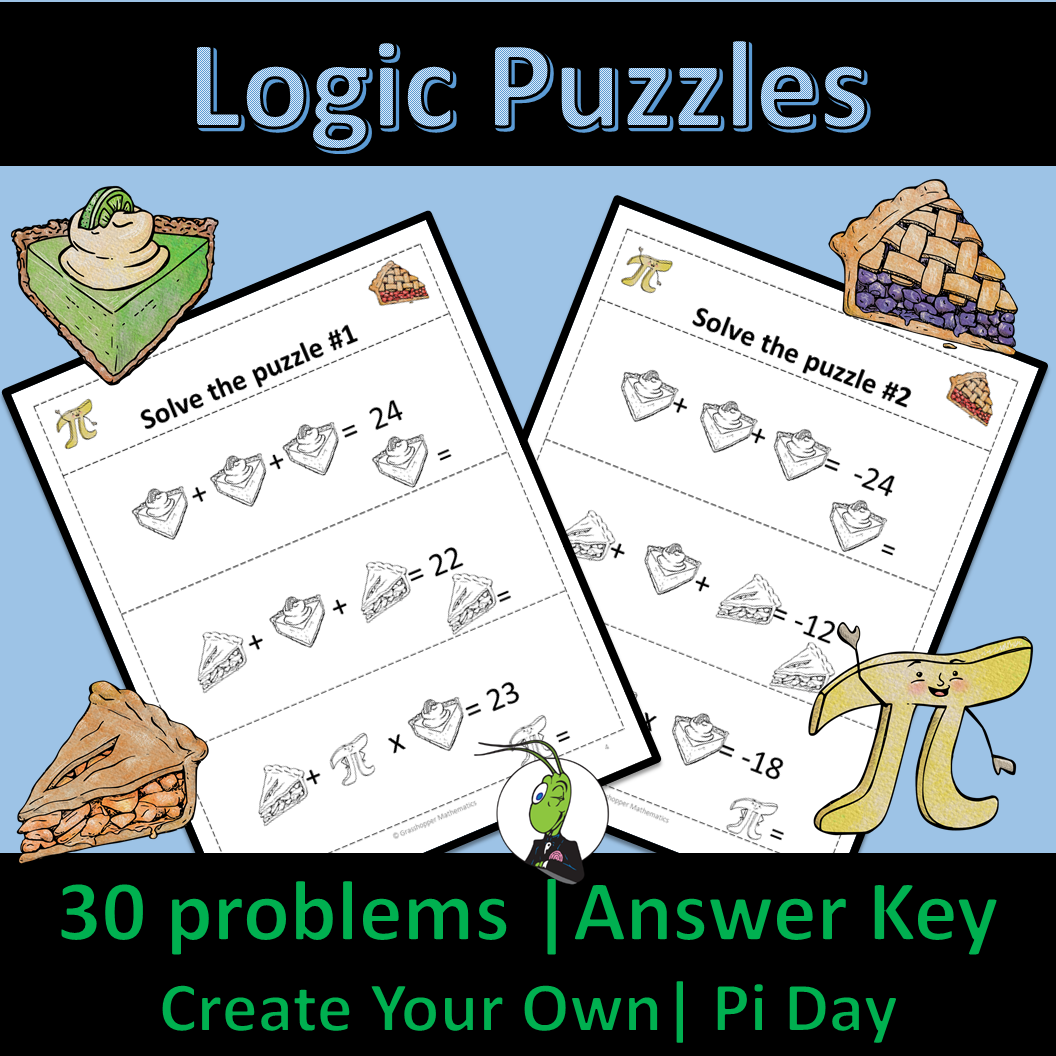 Pi Day Number Sense Logic Puzzles Classful