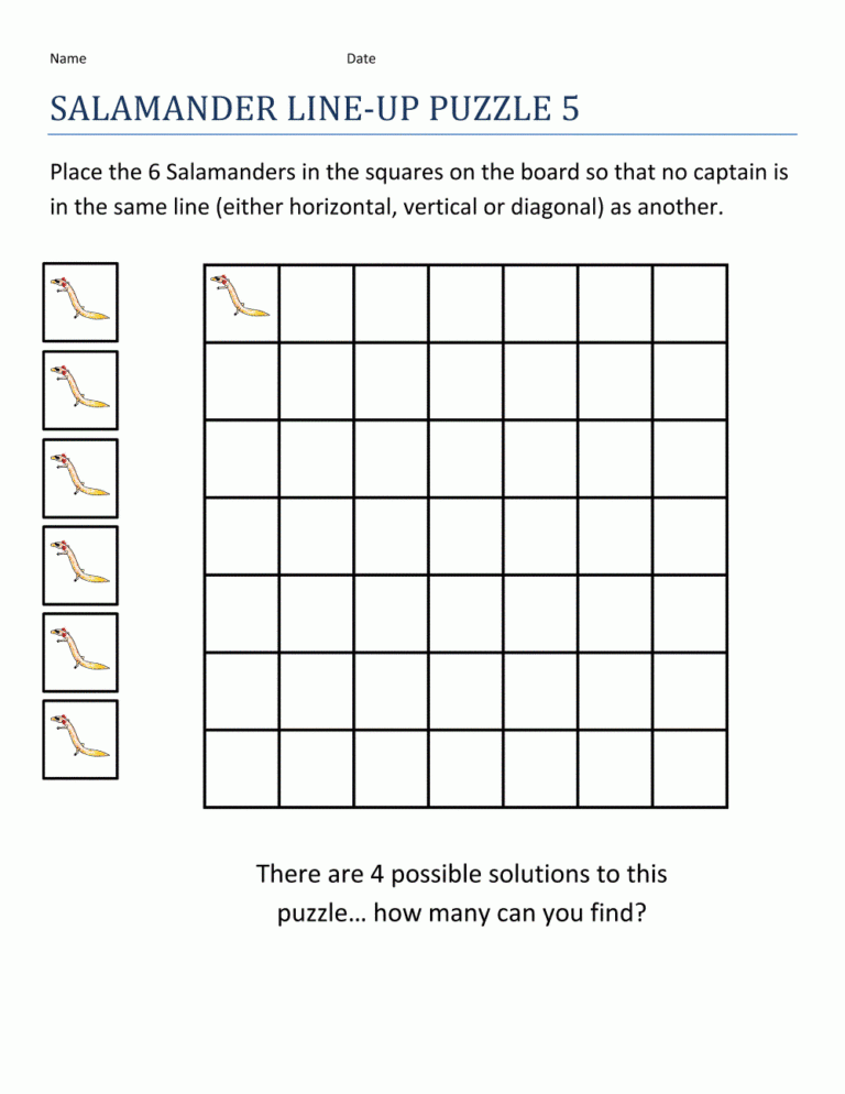 Printable Math Puzzle Worksheets K5 Worksheets