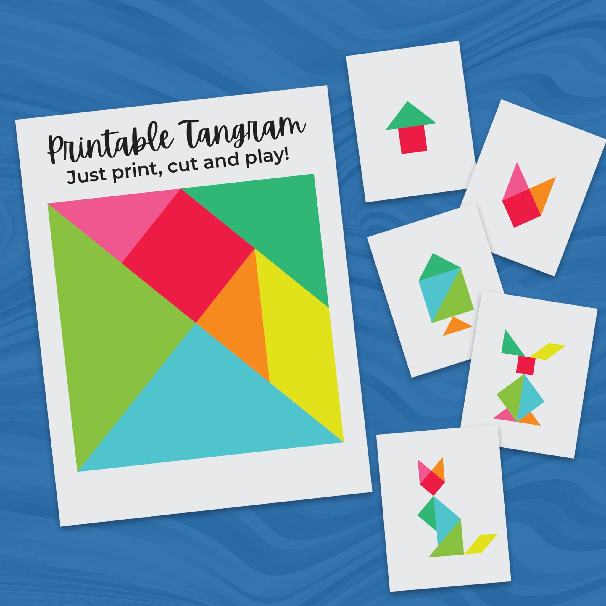 Free Printable Tangram Puzzle Worksheets