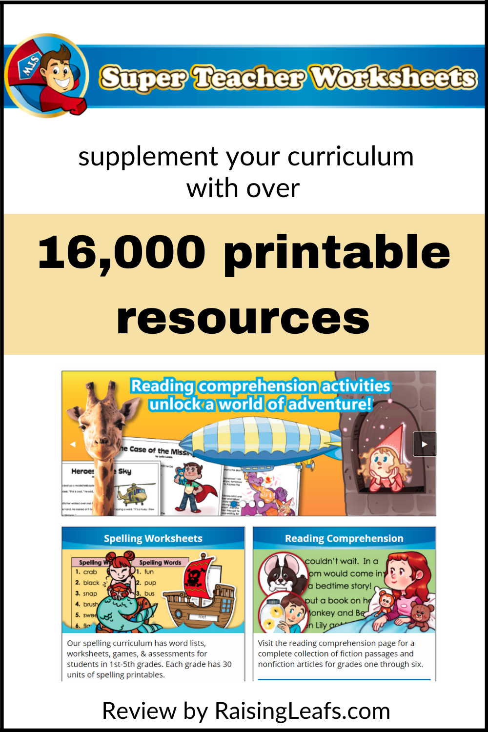 Raising Leafs Super Teacher Worksheets