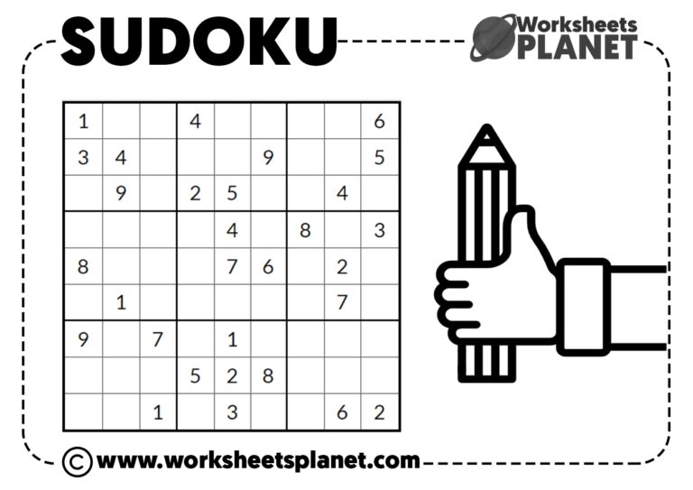 SUDOKUS For KIDS Math Sudoku Puzzles Ready To Print