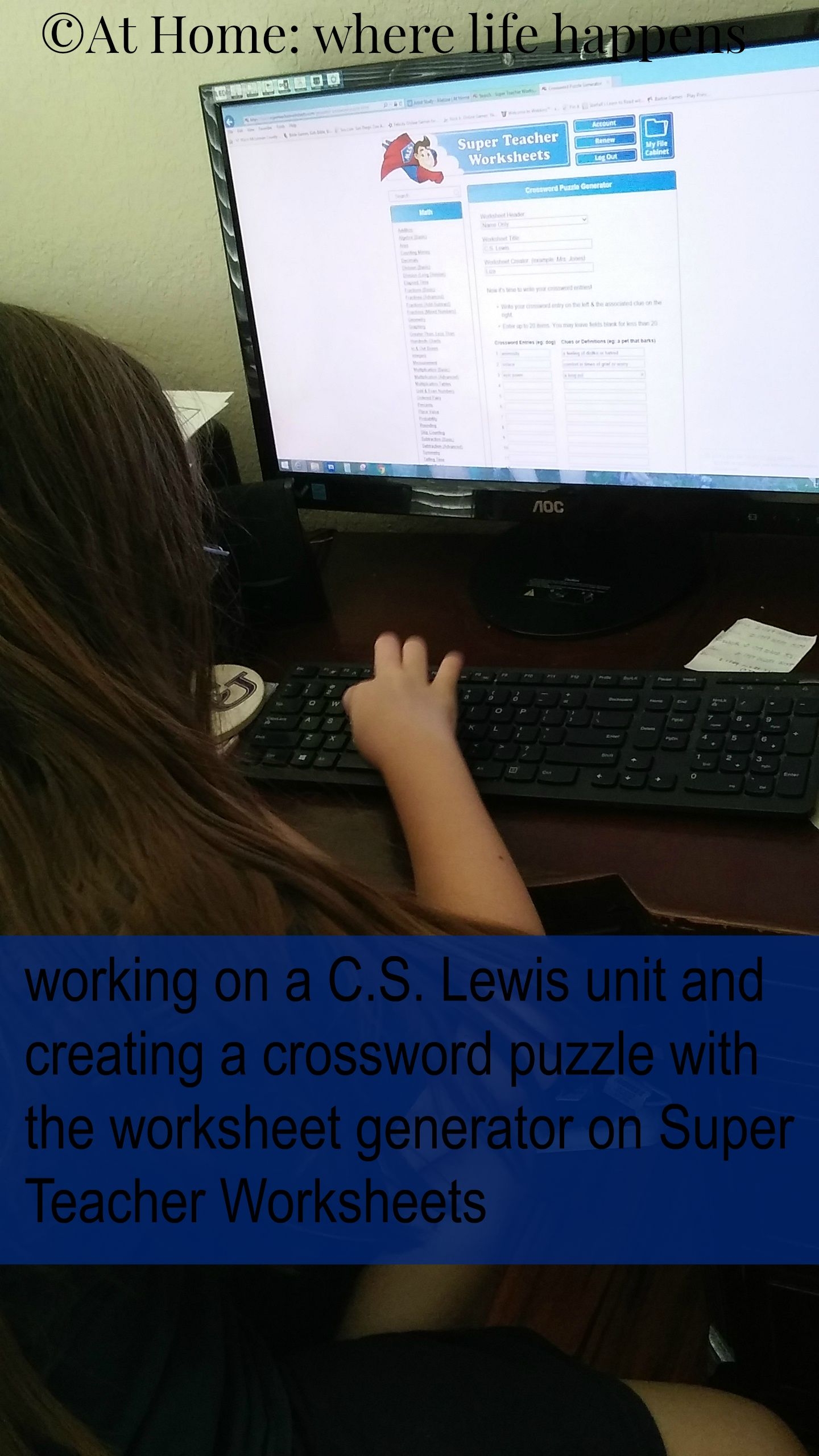 Spelling Crossword Puzzle Super Teacher Worksheets