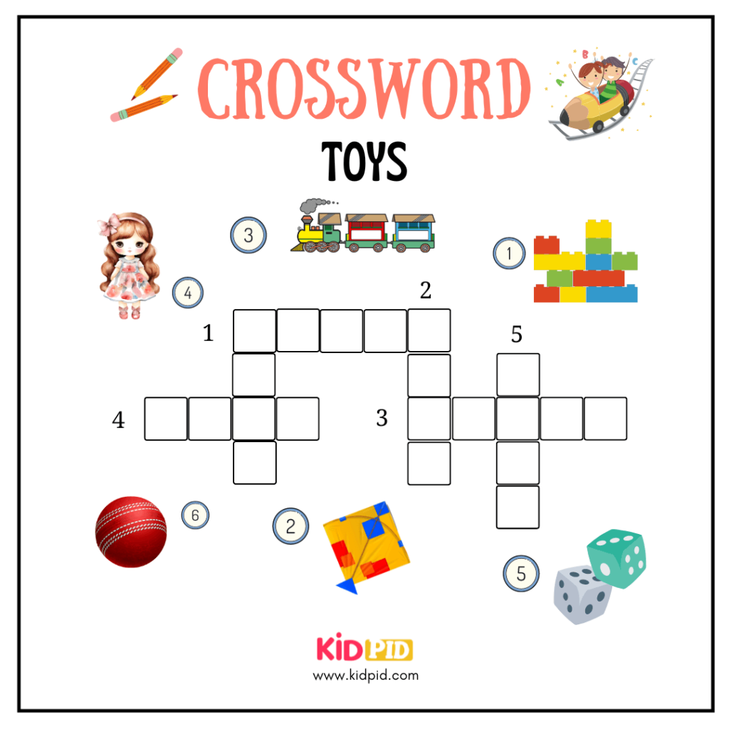 2nd Grade Crossword Puzzle Worksheets
