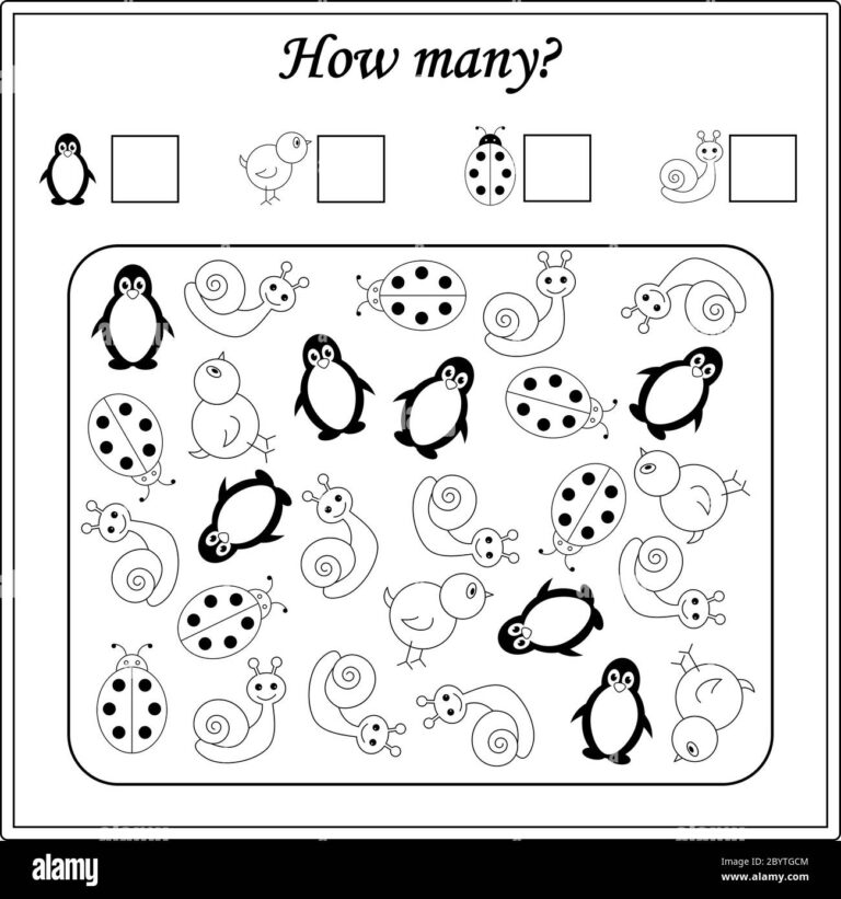 Worksheet For Kids Education Puzzle Game Children Activity Stock Vector Image U0026 Art Alamy