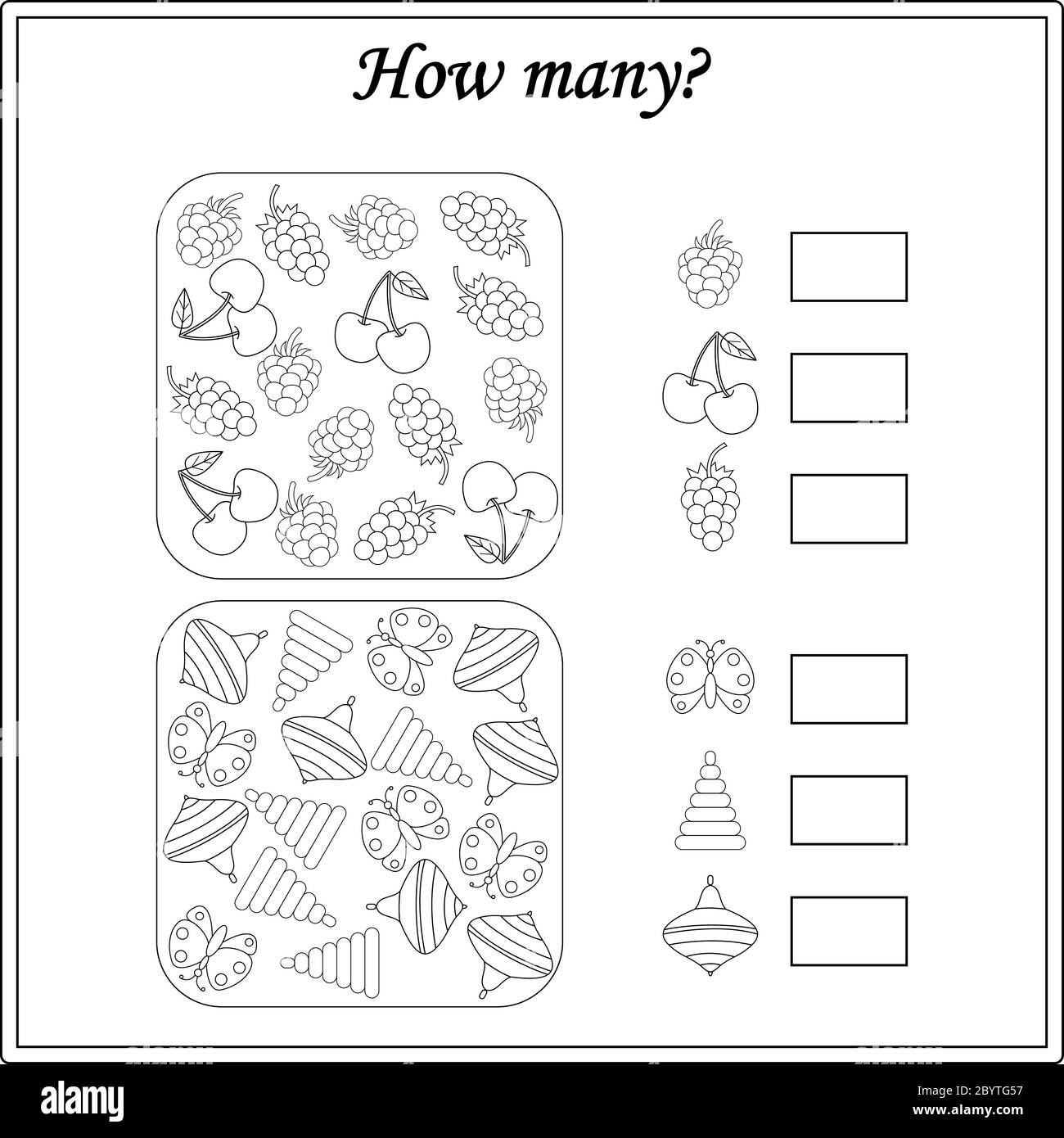 Worksheet For Kids Education Puzzle Game Children Activity Stock Vector Image U0026 Art Alamy