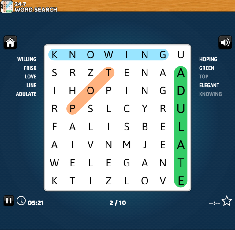 24 7 Games Word Search - Word Search 247 - Play Free Word Search Puzzles Online