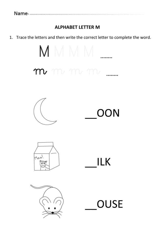 5 Year Old Handwriting Worksheets | AlphabetWorksheetsFree.com