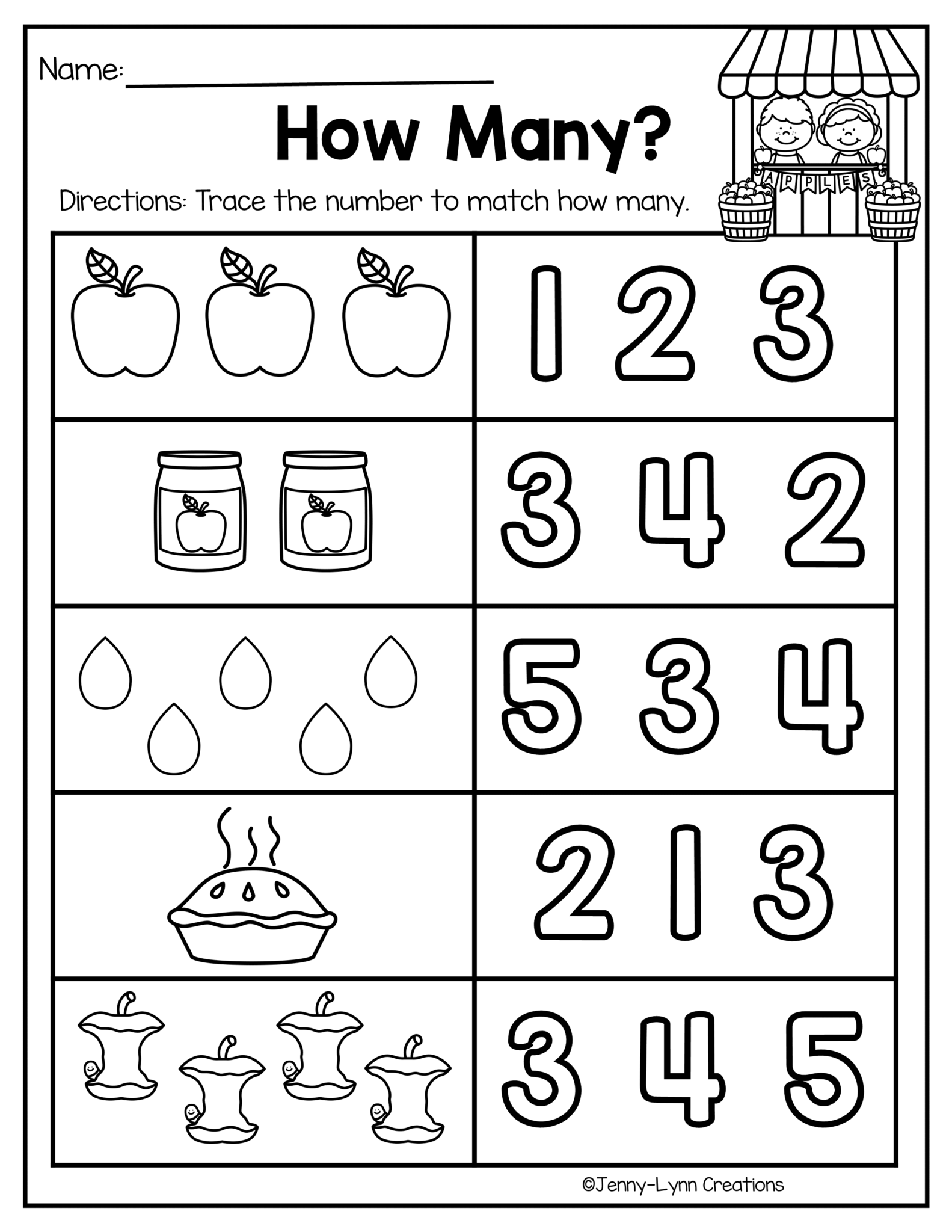 Activity Sheets For Pre K - Pre-K Back to School Math & Literacy - Made By Teachers | Preschool ...