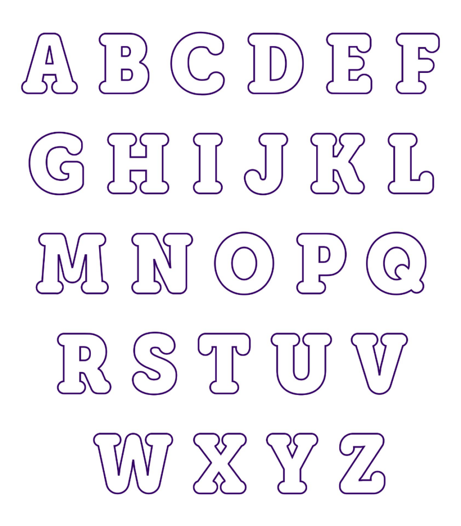 Alphabet Letters Templates Printable Free - Printable Templates Hub