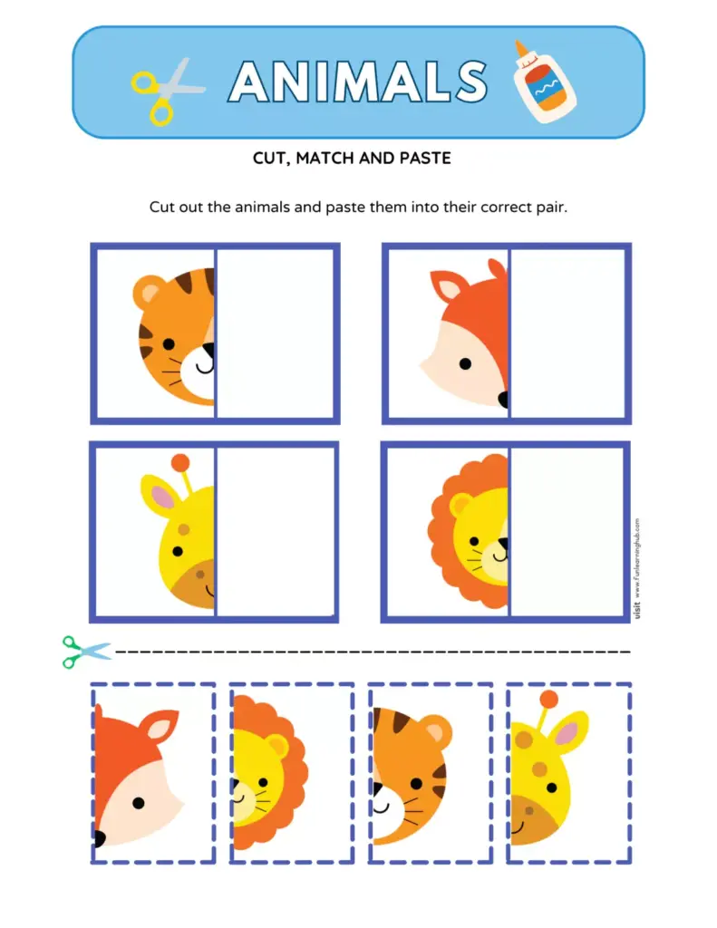 Best 13 Free Animal Cut and Paste Worksheets: Engaging Printables – Artofit Best 13 Free Animal Cut and Paste Worksheets: Engaging Printables – Artofit