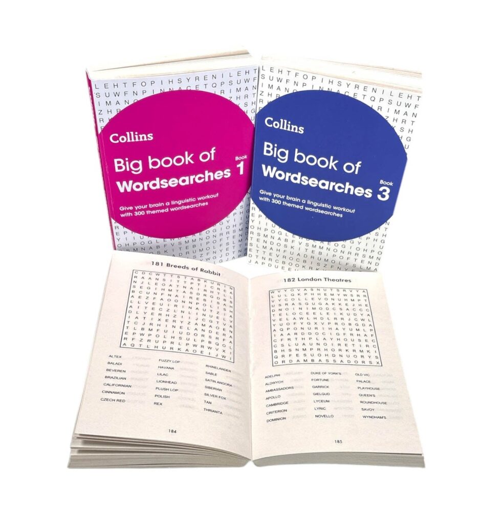 Big Book Of Wordsearches 1, 2 & 3 Pack by Collins Puzzles (Pack ...