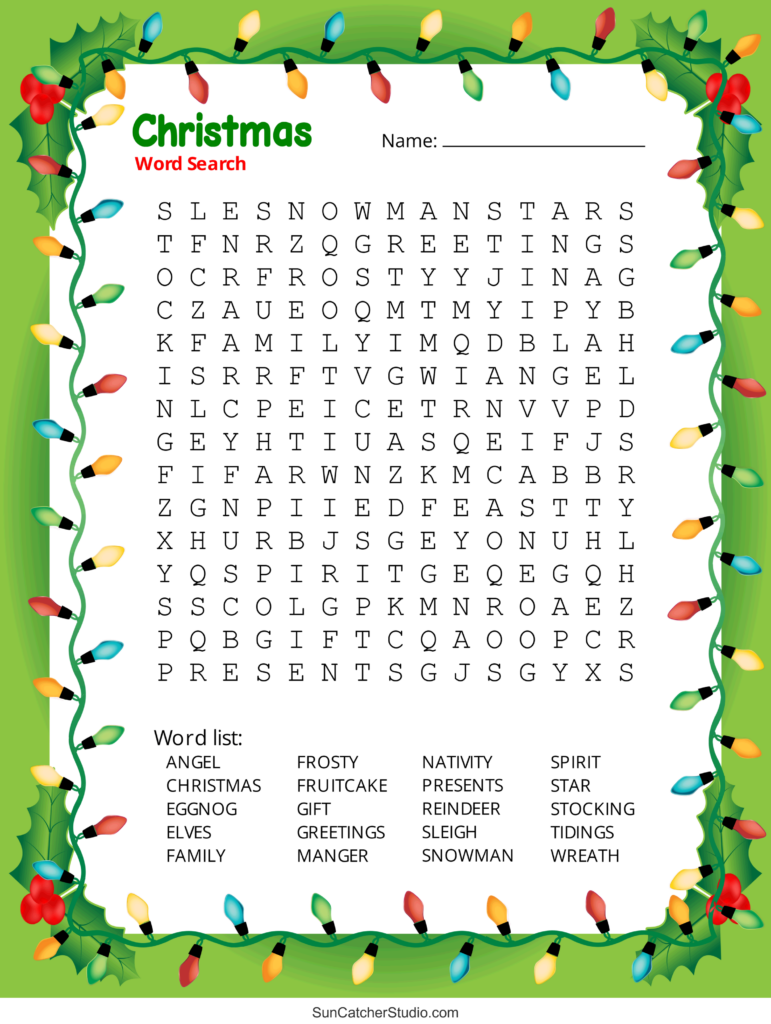 Christmas Word Search For Kids – 43 Free Christmas Word Search Puzzles for Kids – Worksheets Library Christmas Word Search For Kids - 43 Free Christmas Word Search Puzzles for Kids - Worksheets Library