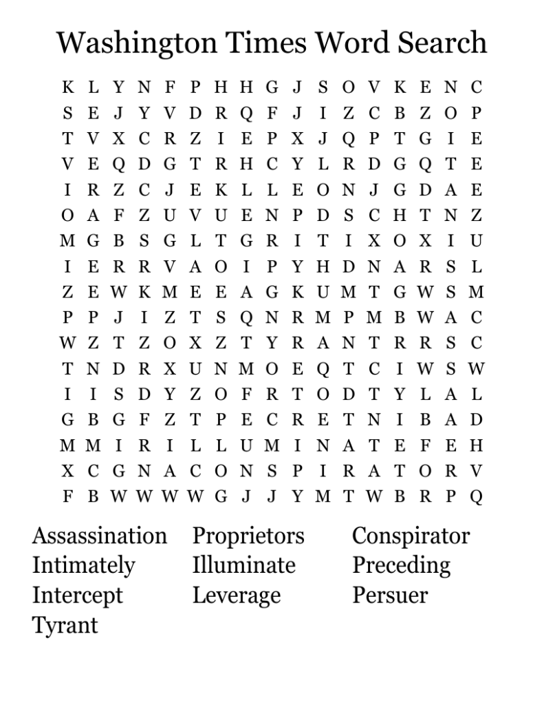 Daily Word Search Washington Times – Washington Times Word Search – WordMint Daily Word Search Washington Times - Washington Times Word Search - WordMint