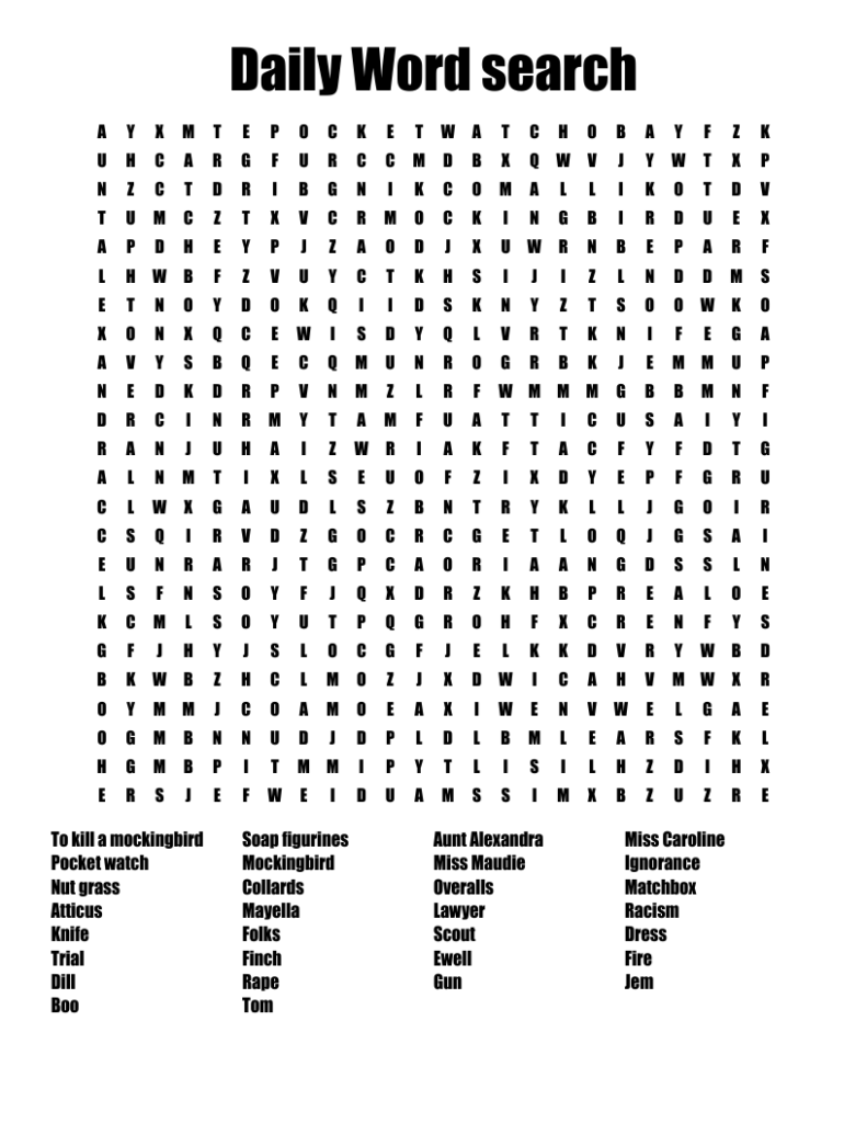 Daily Word search – WordMint Daily Word search - WordMint