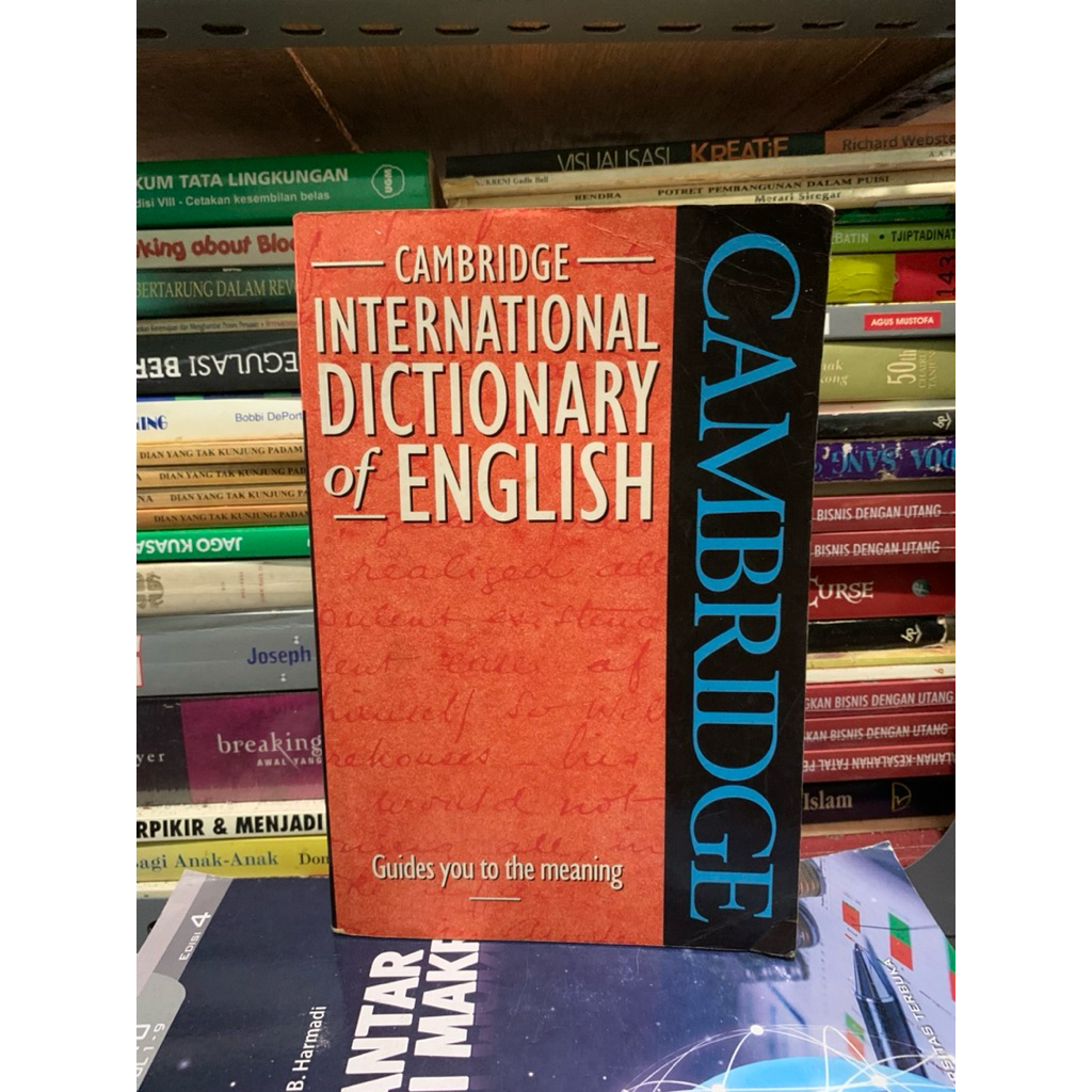 Dictionary Of Meanings In English - Jual Cambridge international dictionary of english guides you to the ...