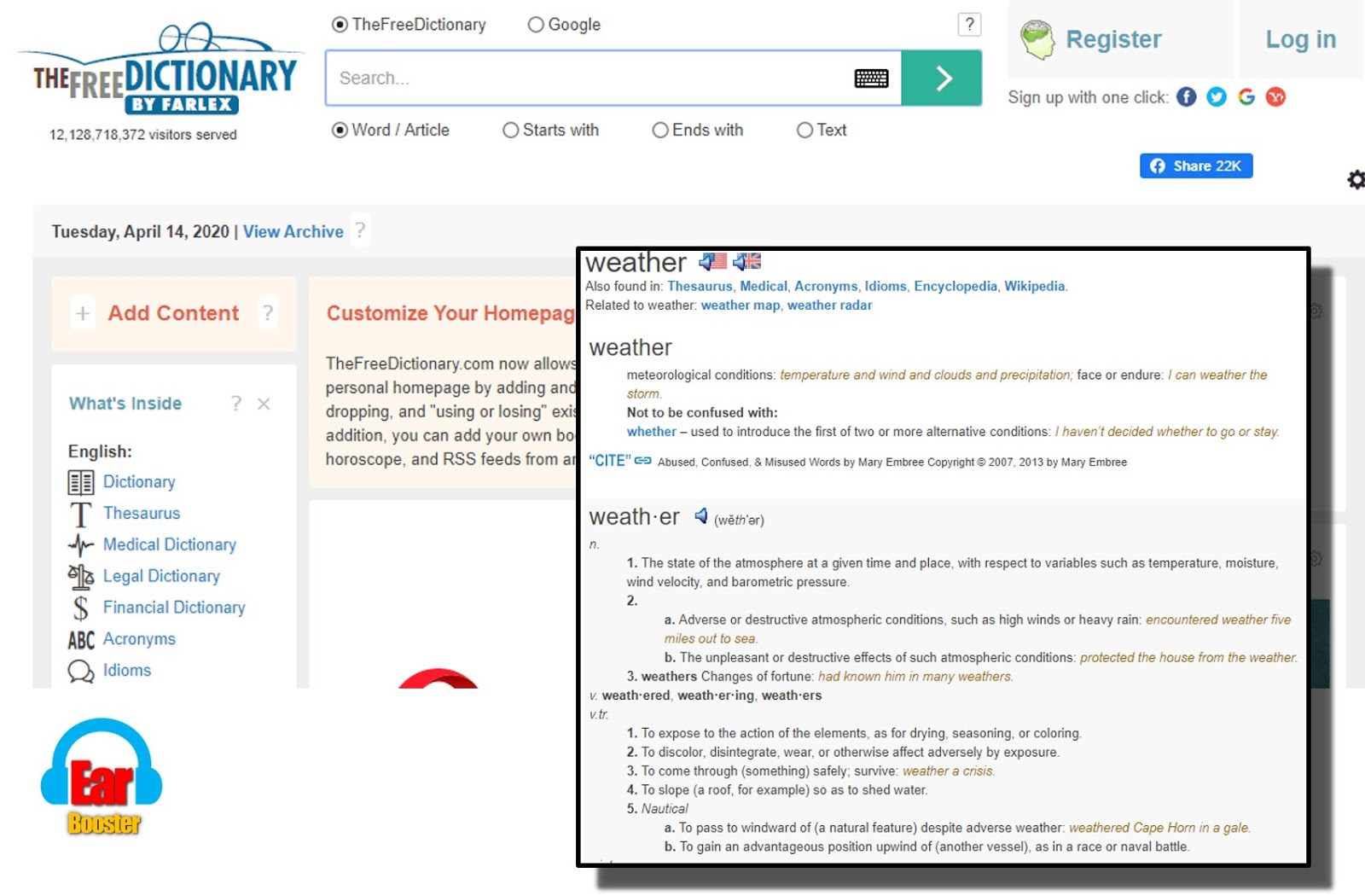 English Dictionary Online For Free - ENGLISH EAR BOOSTER: Top 9 Free Online English Dictionaries 2020