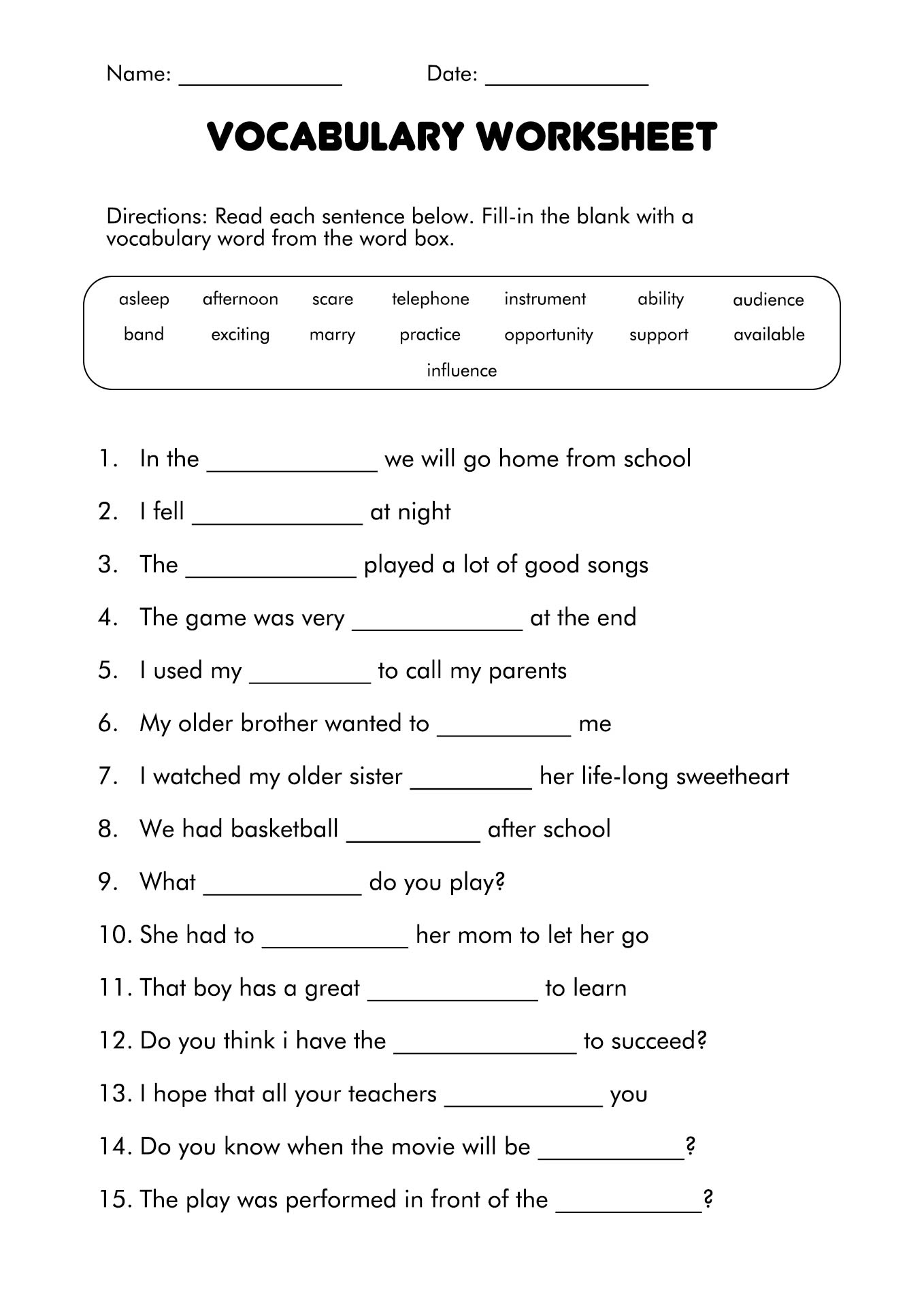 English Worksheets For 4th Graders - English Worksheets 4Th Grade - Worksheet Activity Sheets