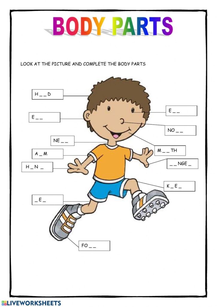 Exercises With Parts Of The Body – Body parts online exercise for ELEMENTARY | Parts of the body to … Exercises With Parts Of The Body - Body parts online exercise for ELEMENTARY | Parts of the body to ...