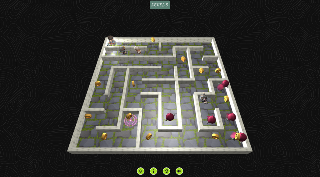 🕹️ Play 3D Maze Heroes Game: Free Online Simple 3D Mazes Video Game for ...