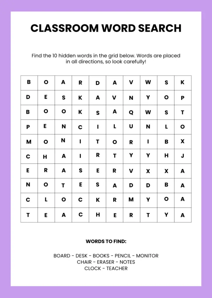 Free AI Word Search Generator, Free AI Word Search Maker [ No Signup ]