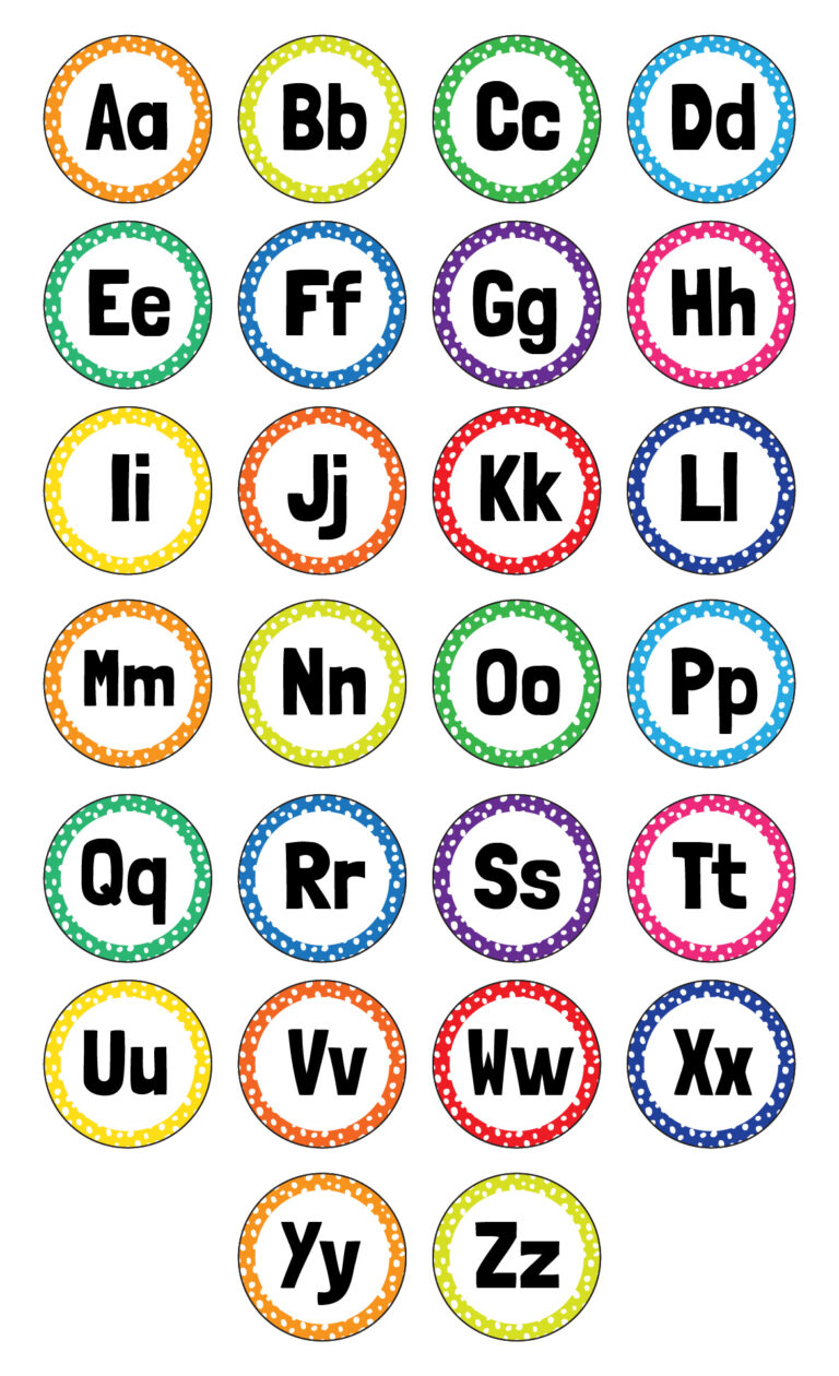 Free Alphabet Letters To Print - Free Printable Alphabet Letters - Jenny Printable