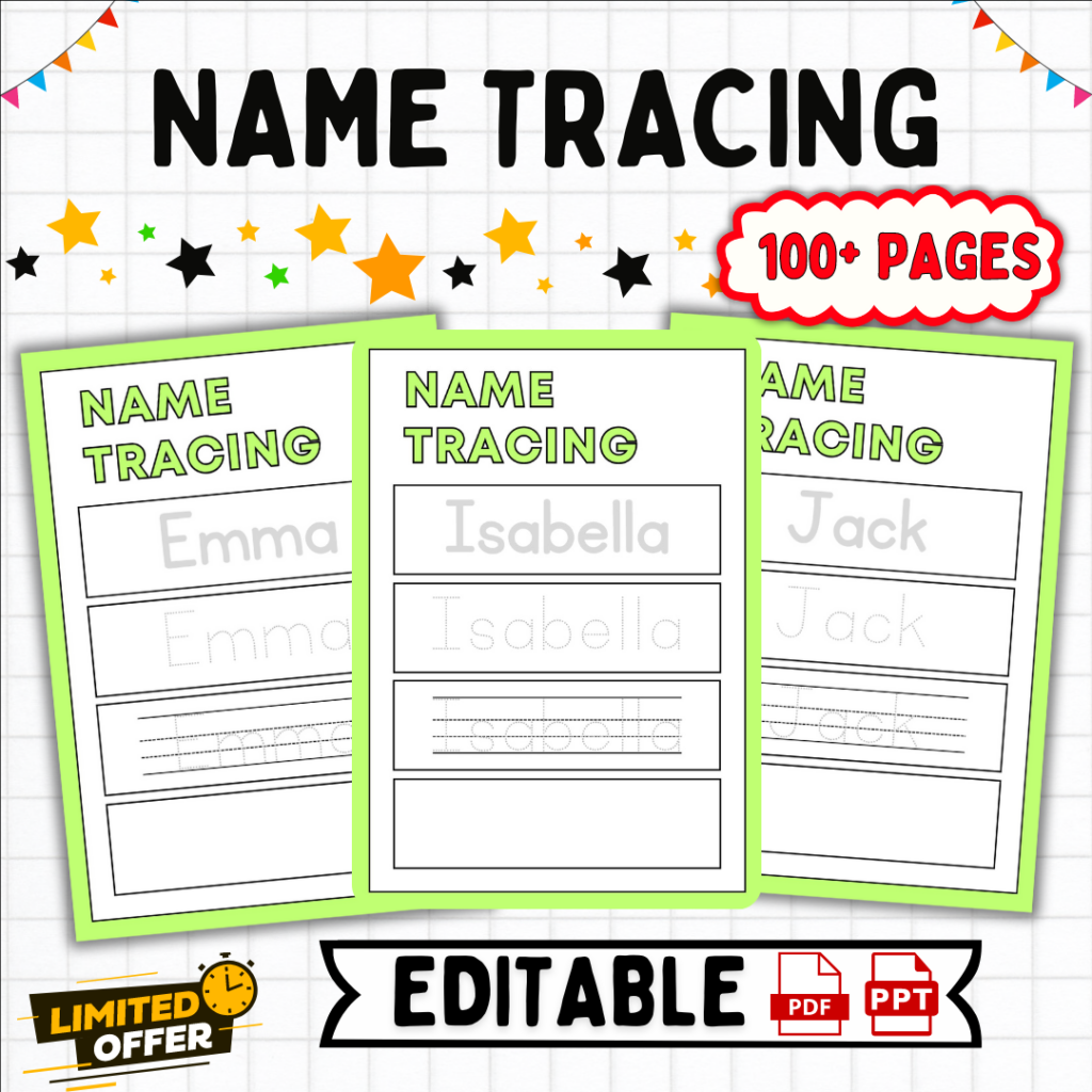Free Editable Name Tracing Sheets With Lines – Name Tracing Editable Worksheets | PreK-2nd Grade| Handwriting Practice … Free Editable Name Tracing Sheets With Lines - Name Tracing Editable Worksheets | PreK-2nd Grade| Handwriting Practice ...
