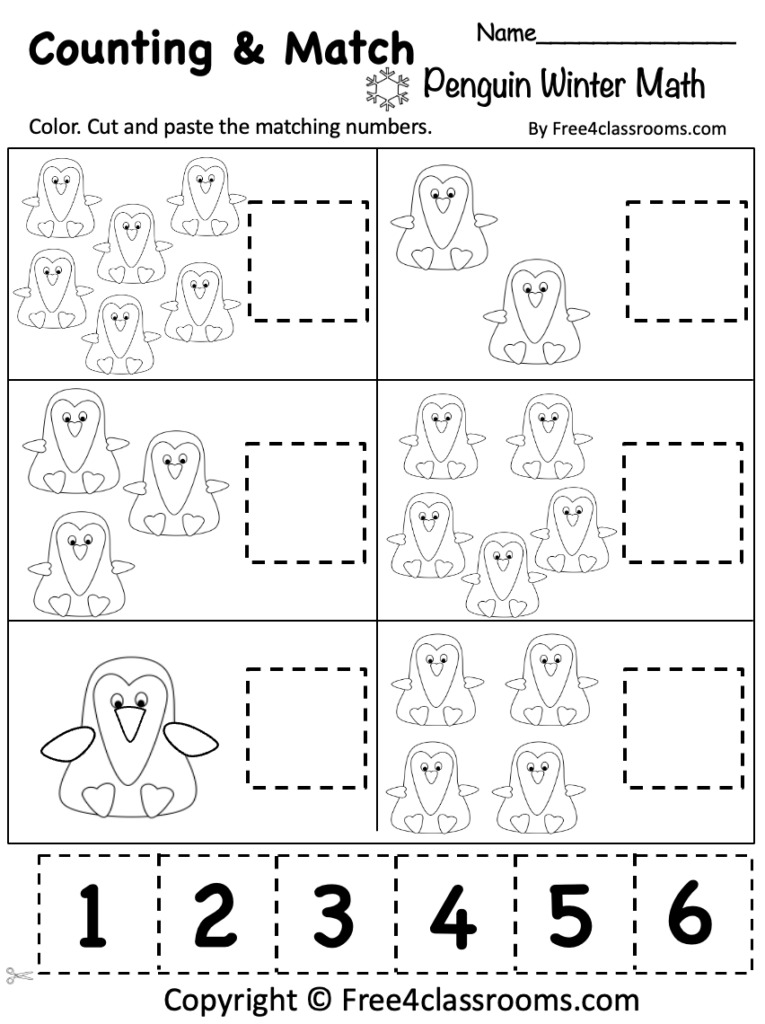 Free Printable Preschool Math Worksheets - Preschool Coloring ...
