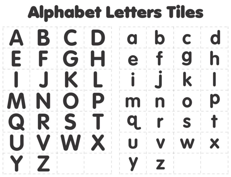 Free Printable Print Alphabet Letters - Printable Alphabet Letters