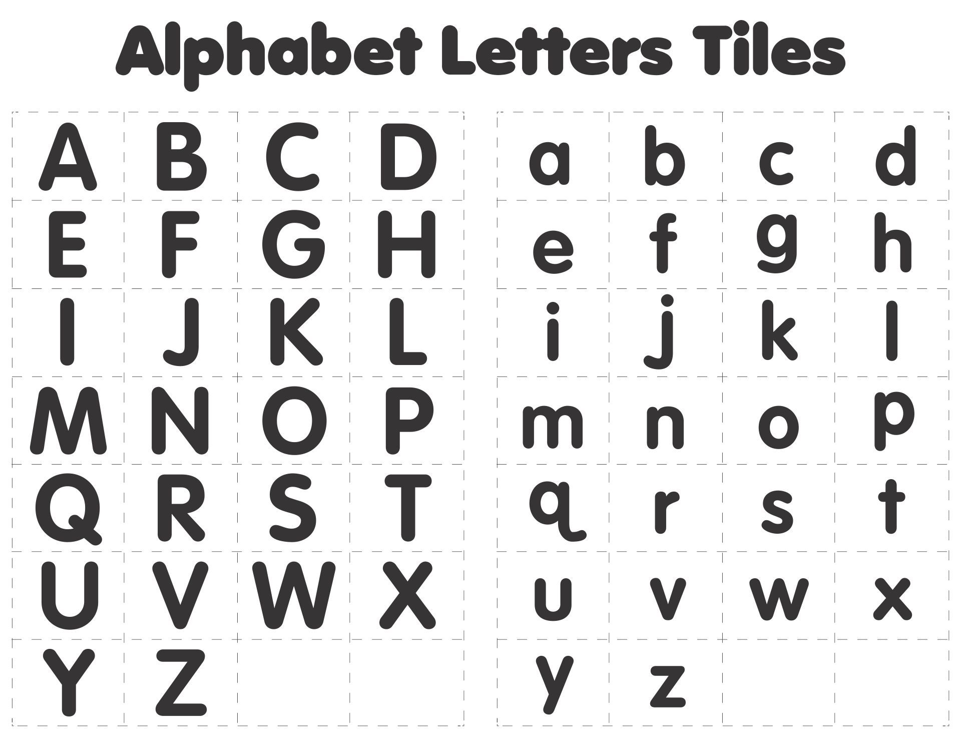 Free Printable Print Alphabet Letters - Printable Alphabet Letters