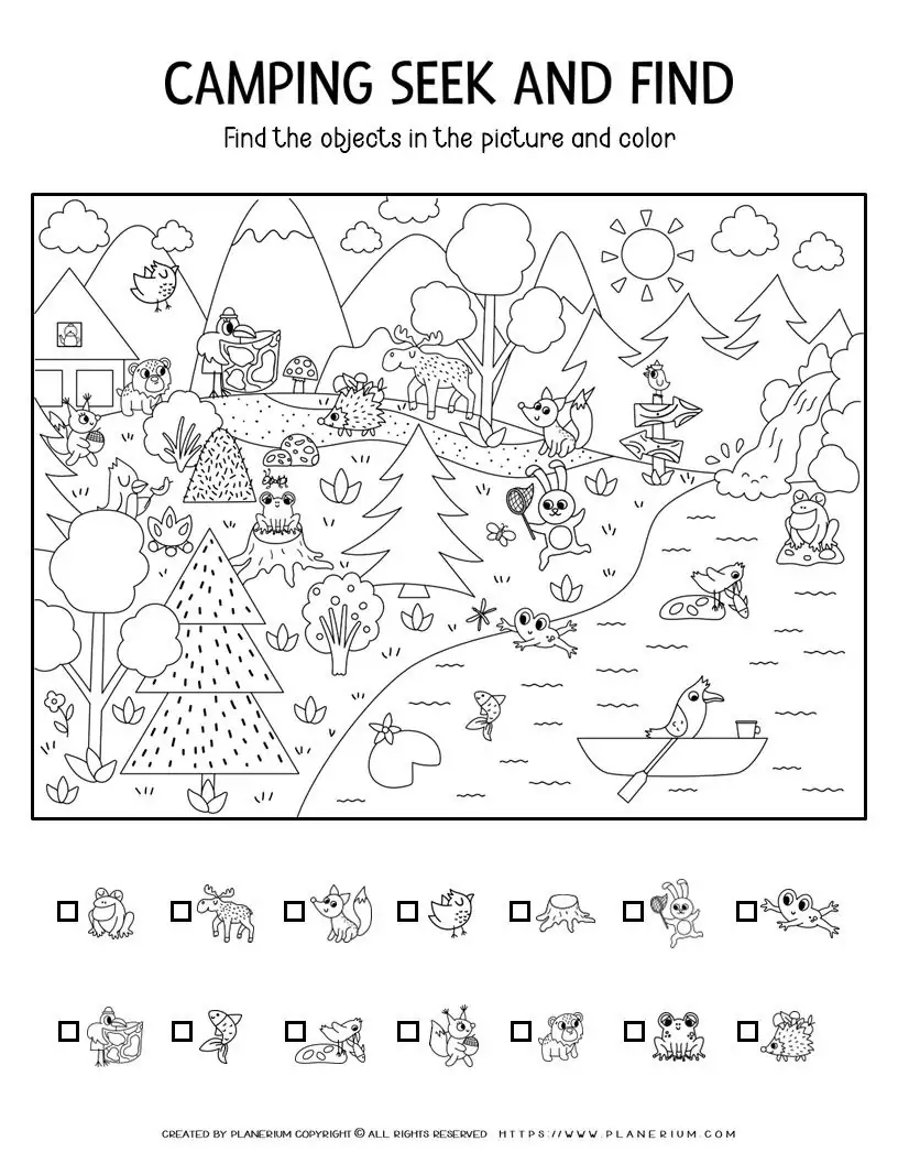 Free Printable Seek And Find Picture Puzzles - Seek And Find Printables - UK Printable Hub
