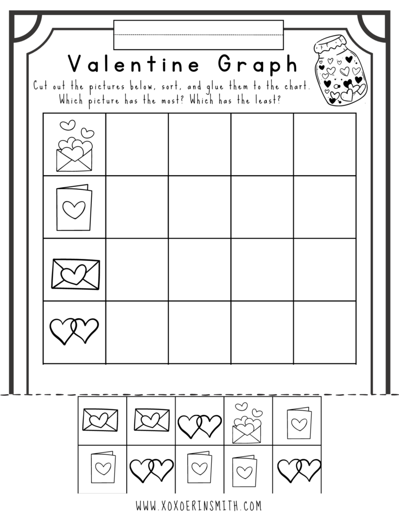 FREE Valentines Day Educational Printables for Kids ... - Worksheets ...