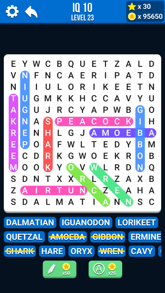 Free Word Games For Adults - Word Search IQ: Word search free games ~ Word games free for adults & A ...