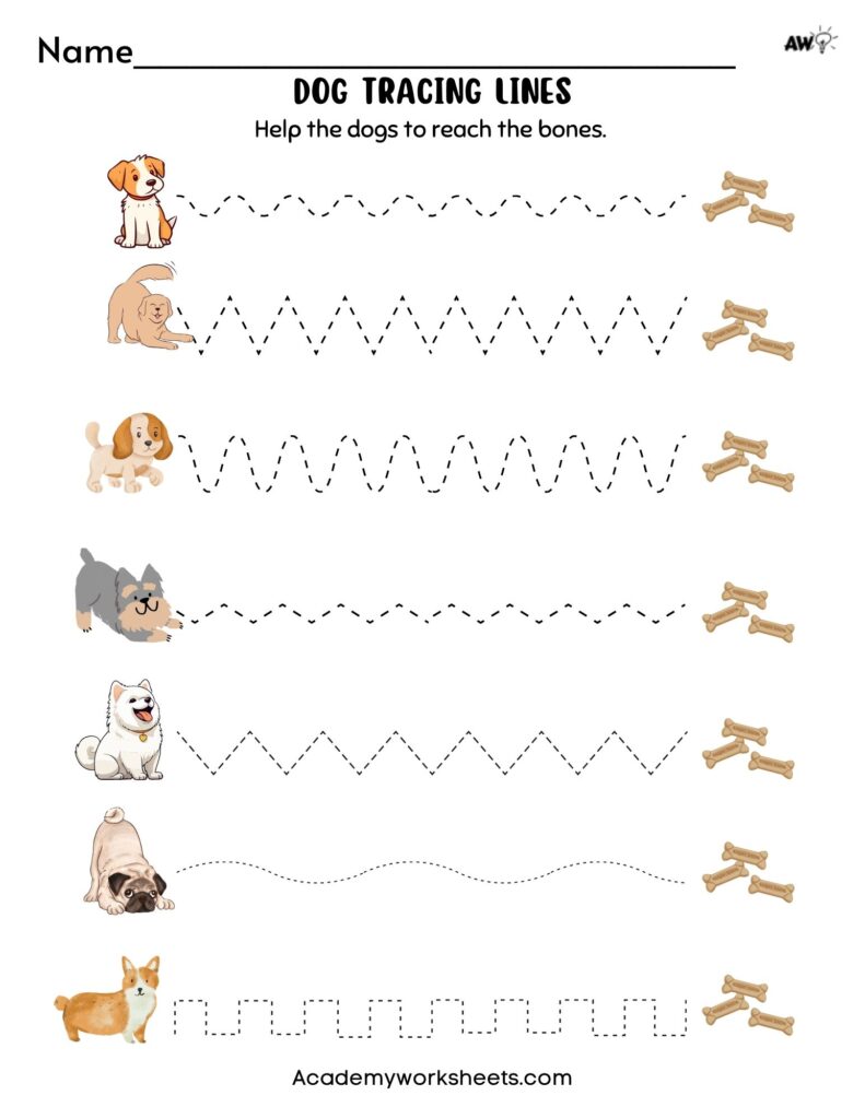 Fun Line Tracing Worksheets for Pre-K and Kindergarten – Academy … Fun Line Tracing Worksheets for Pre-K and Kindergarten - Academy ...