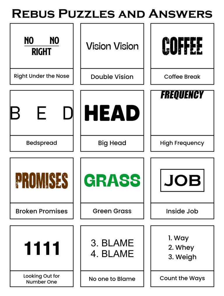 Give Me A Challenging Brain Teaser - Fun Printable Brain Teasers + Answers! - Printables for Everyone