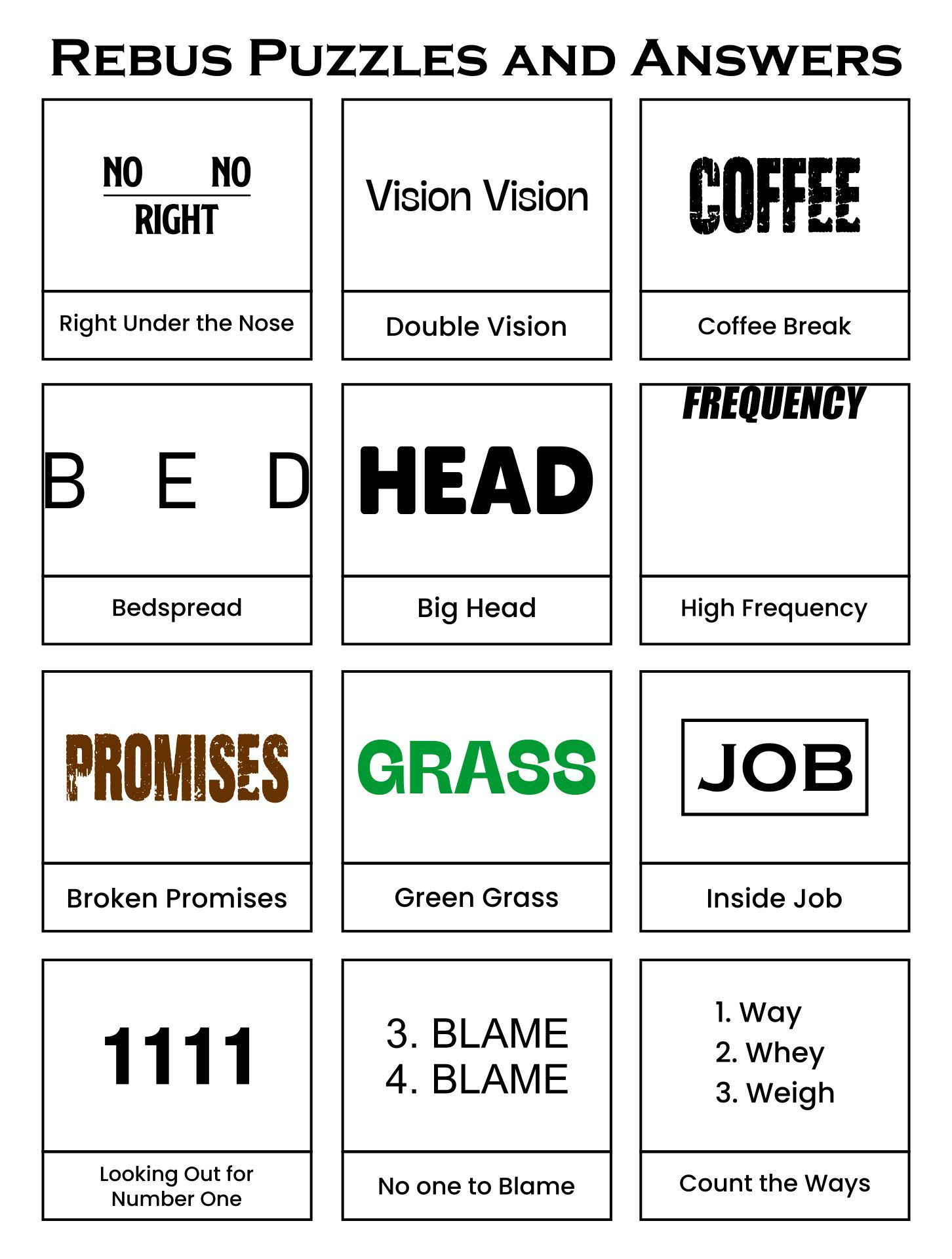 Give Me A Challenging Brain Teaser - Fun Printable Brain Teasers + Answers! - Printables for Everyone