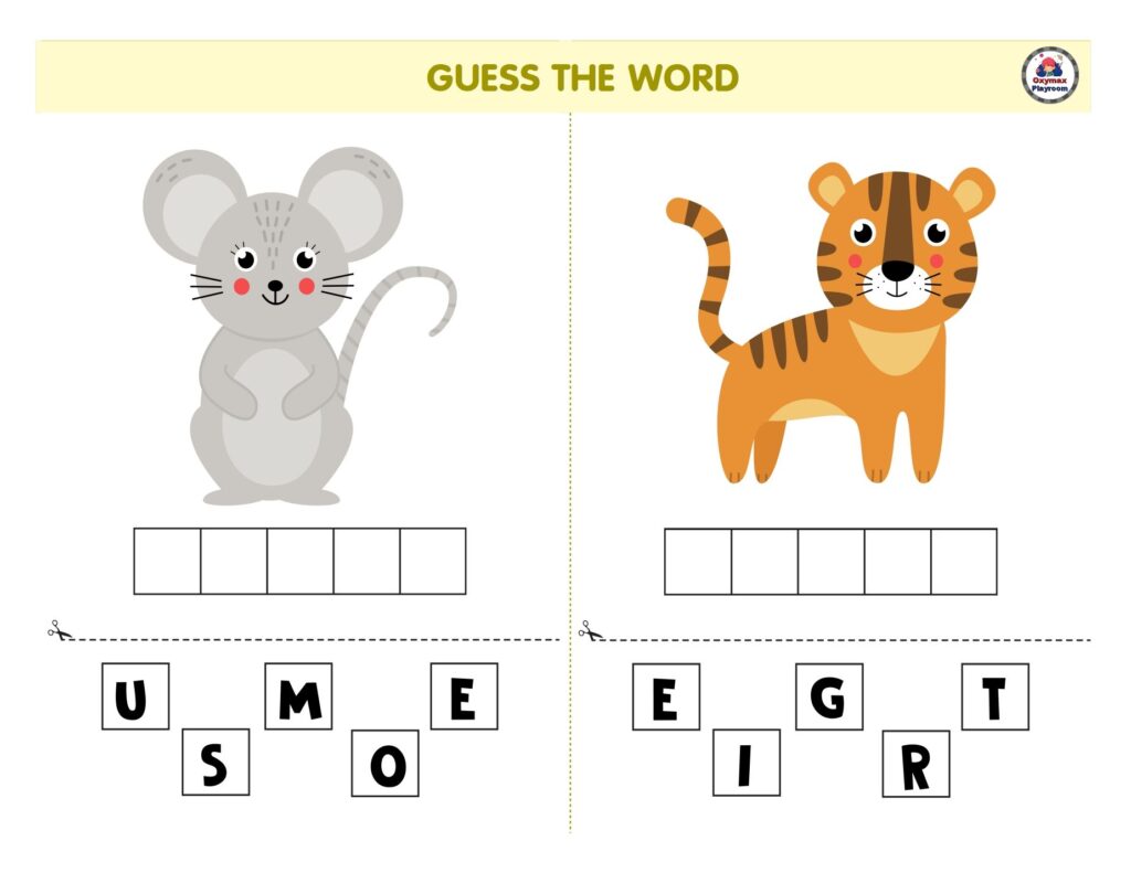 Guess the Word Game for kids