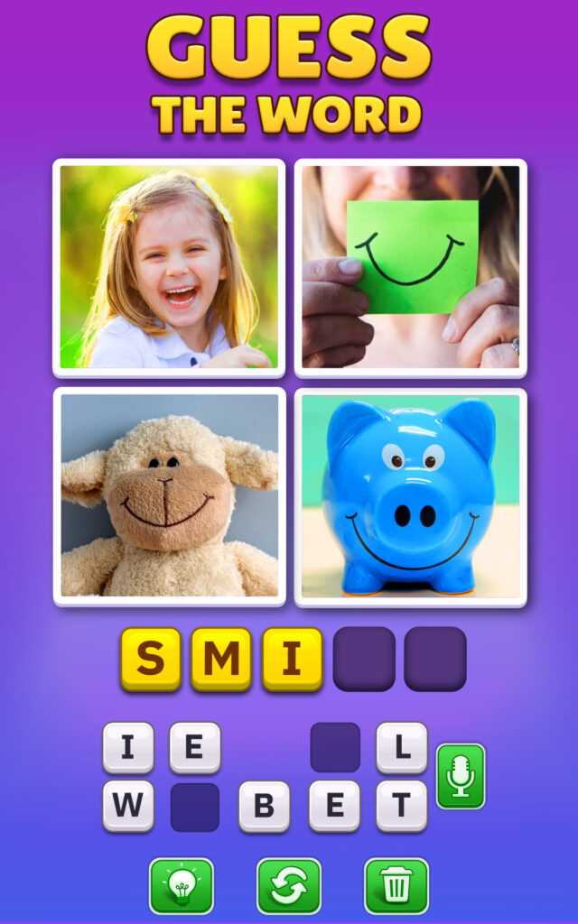 Guess The Word Using Pictures - Word Puzzle: 4 Pictures To Help You Guess The Word, Fun Word Games For ...
