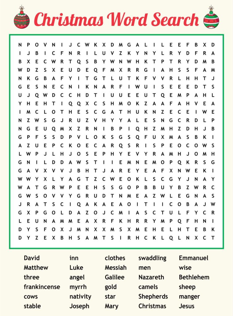 Holiday Word Search Free Printable - Printable New Year Banners