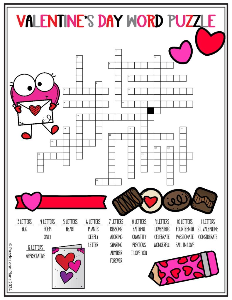 January Crossword Puzzle Printable for Kids – puzzlesandplans.com January Crossword Puzzle Printable for Kids - puzzlesandplans.com