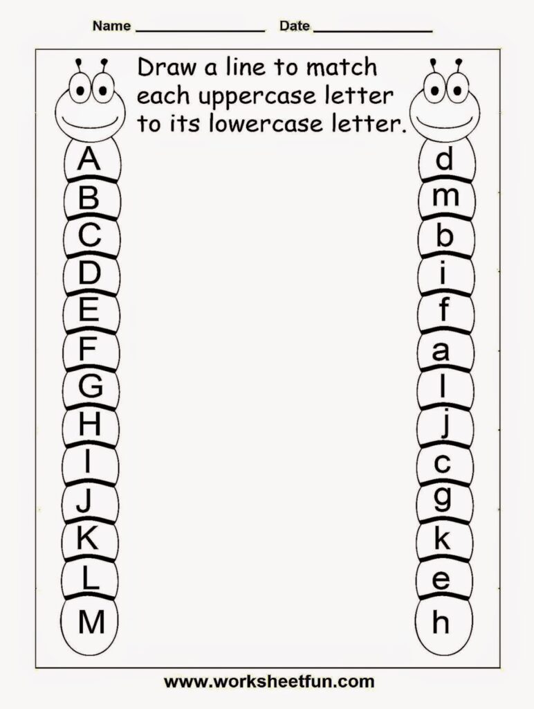 Kindergarten Worksheets | Free Coloring Sheet