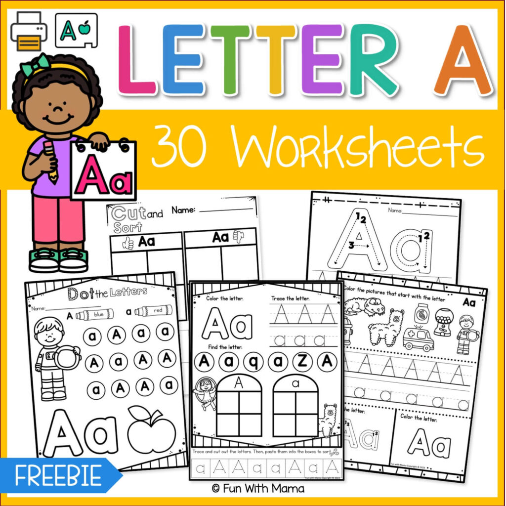 Letter A Free Printable Worksheets – Free Printable Letter A Worksheets for Kids! – Printables for Everyone Letter A Free Printable Worksheets - Free Printable Letter A Worksheets for Kids! - Printables for Everyone