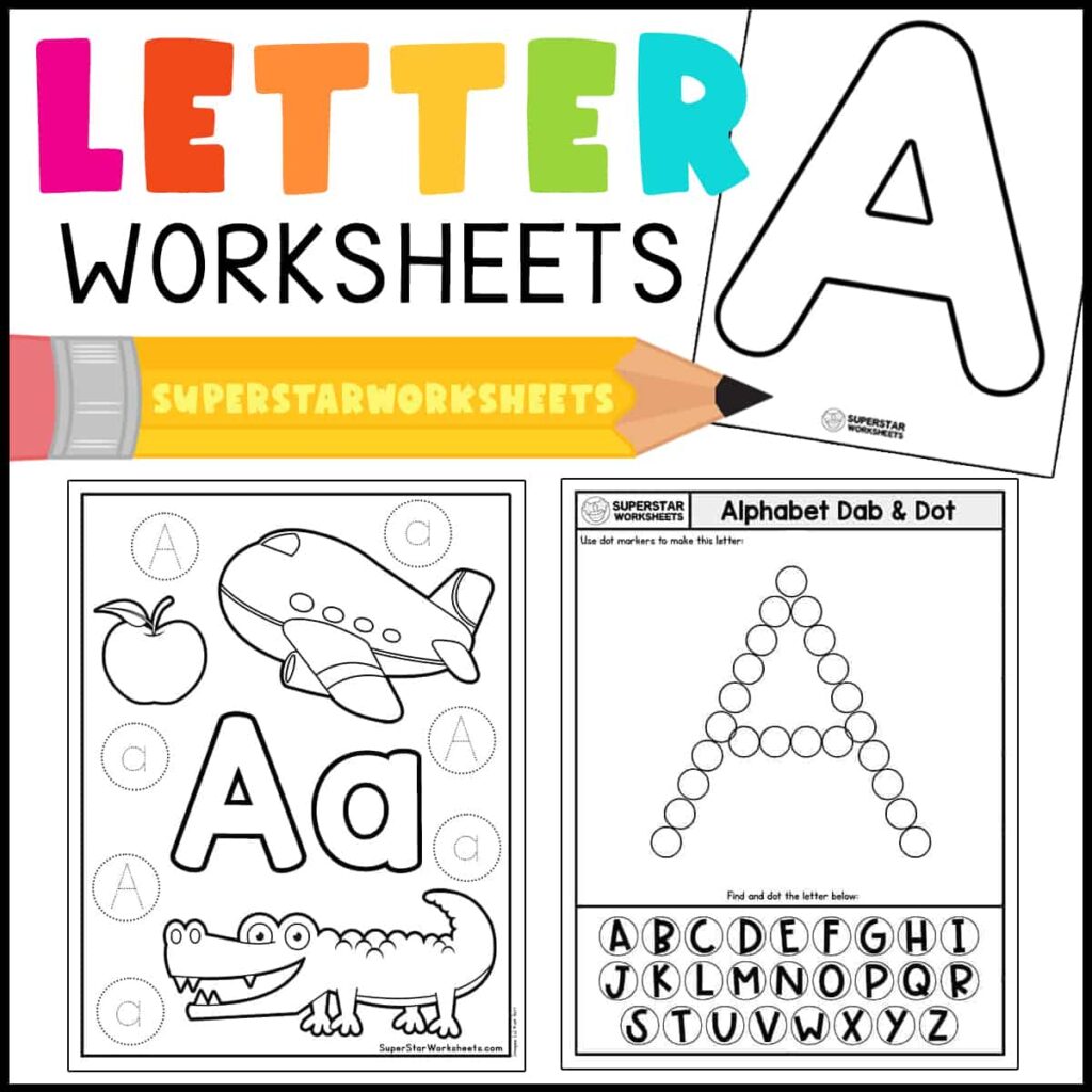 Letter A Worksheets – Superstar Worksheets Letter A Worksheets - Superstar Worksheets
