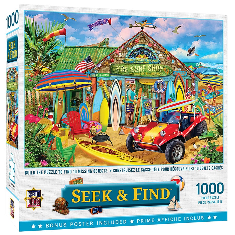 Masterpieces Puzzles Beach Time Fun 1000 Piece Puzzle | Walgreens Masterpieces Puzzles Beach Time Fun 1000 Piece Puzzle | Walgreens