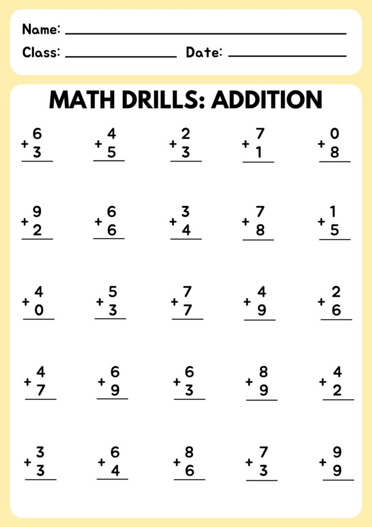 Math Pages To Print Out - Free math sheets to print out, Download Free math sheets to print out ...