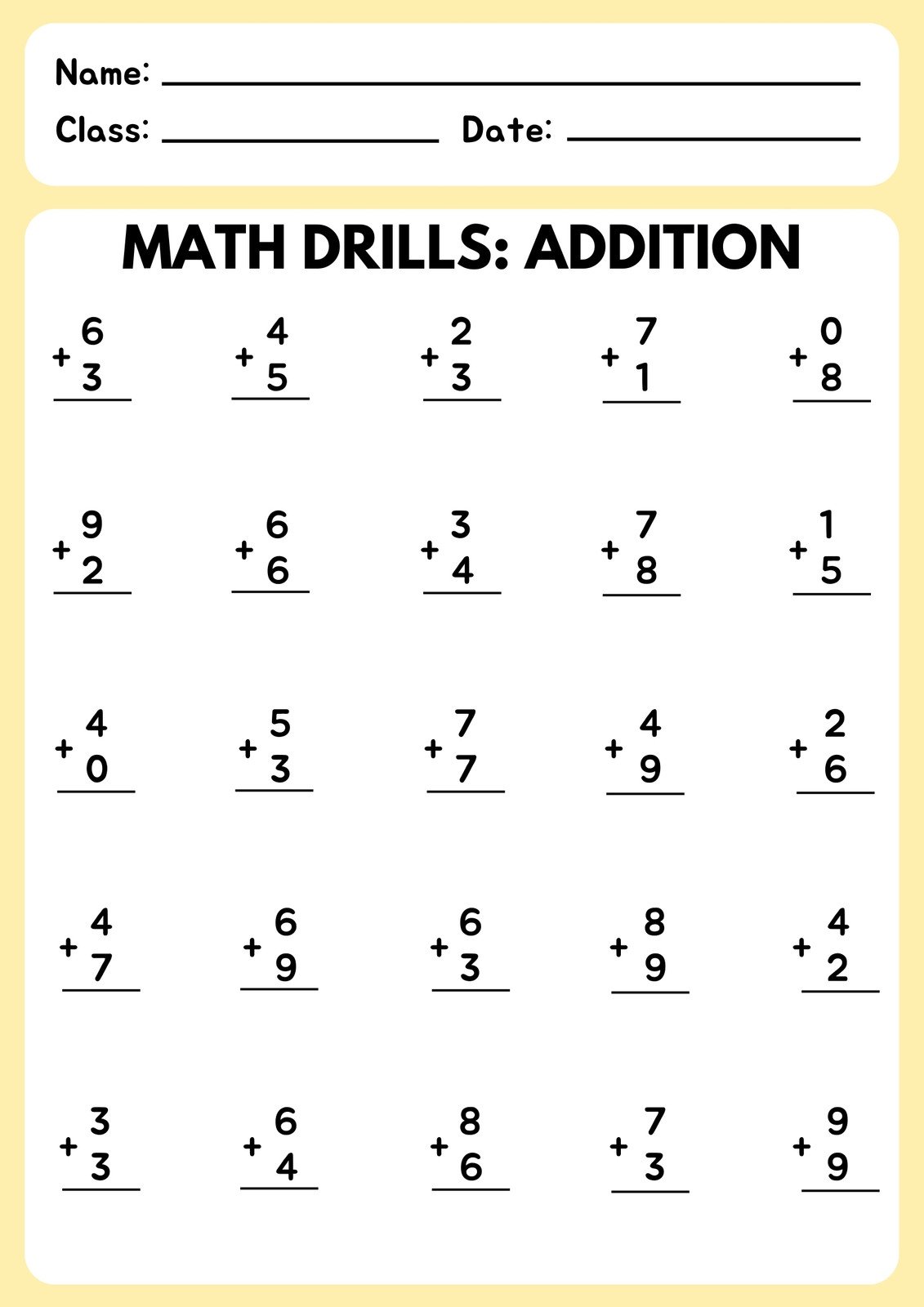 Math Pages To Print Out - Free math sheets to print out, Download Free math sheets to print out ...