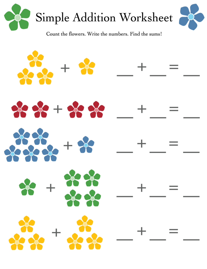 Math Worksheets For Preschool Free Printable Pdf - Preschool Coloring ...